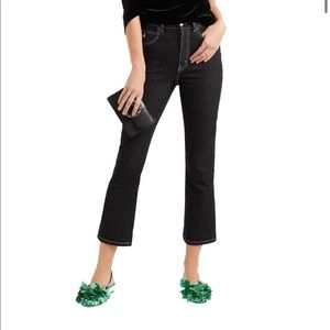 Lame kitten heel sandal